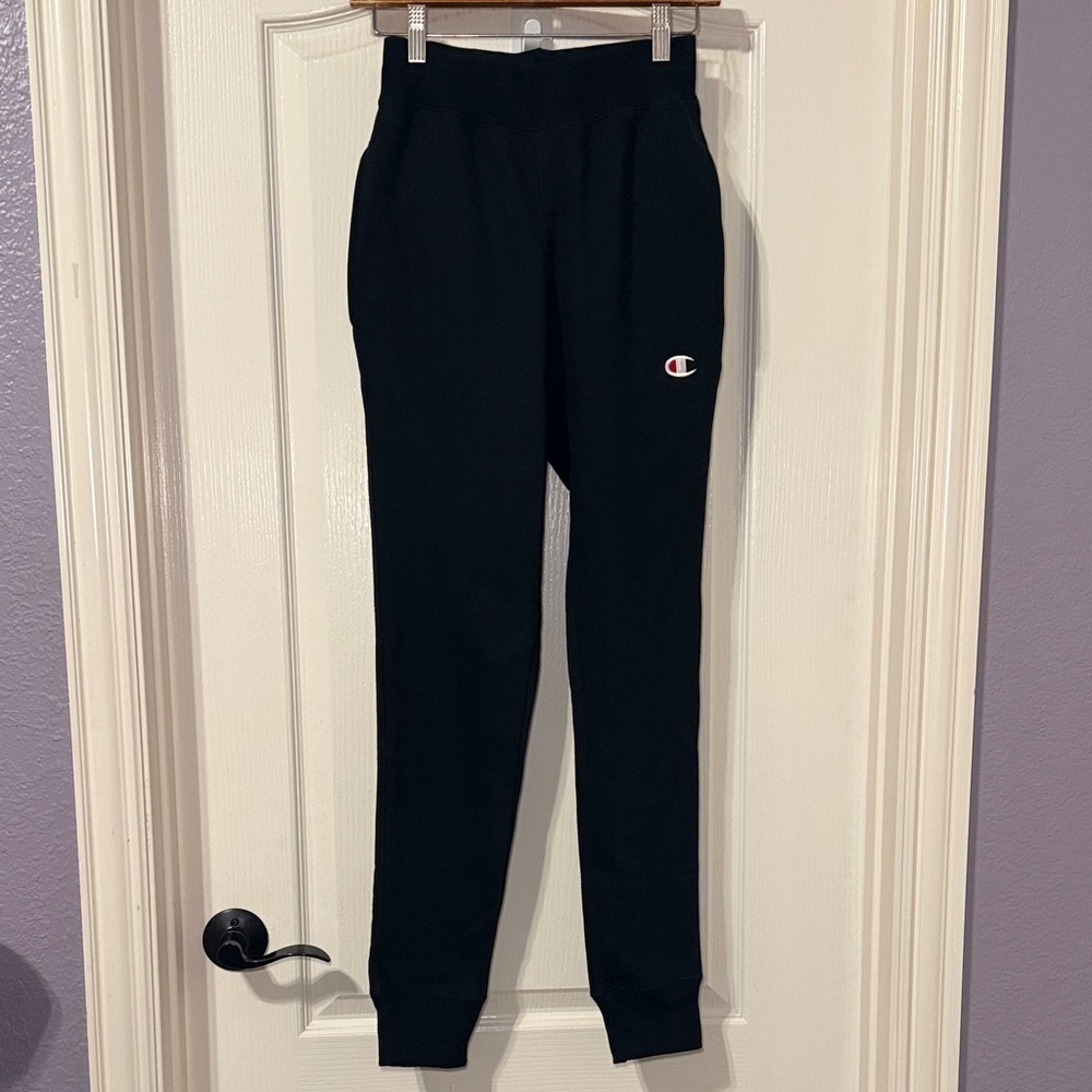 Champion Women's Reverse Weave Jogger Sweatpants Black Size XS EUC